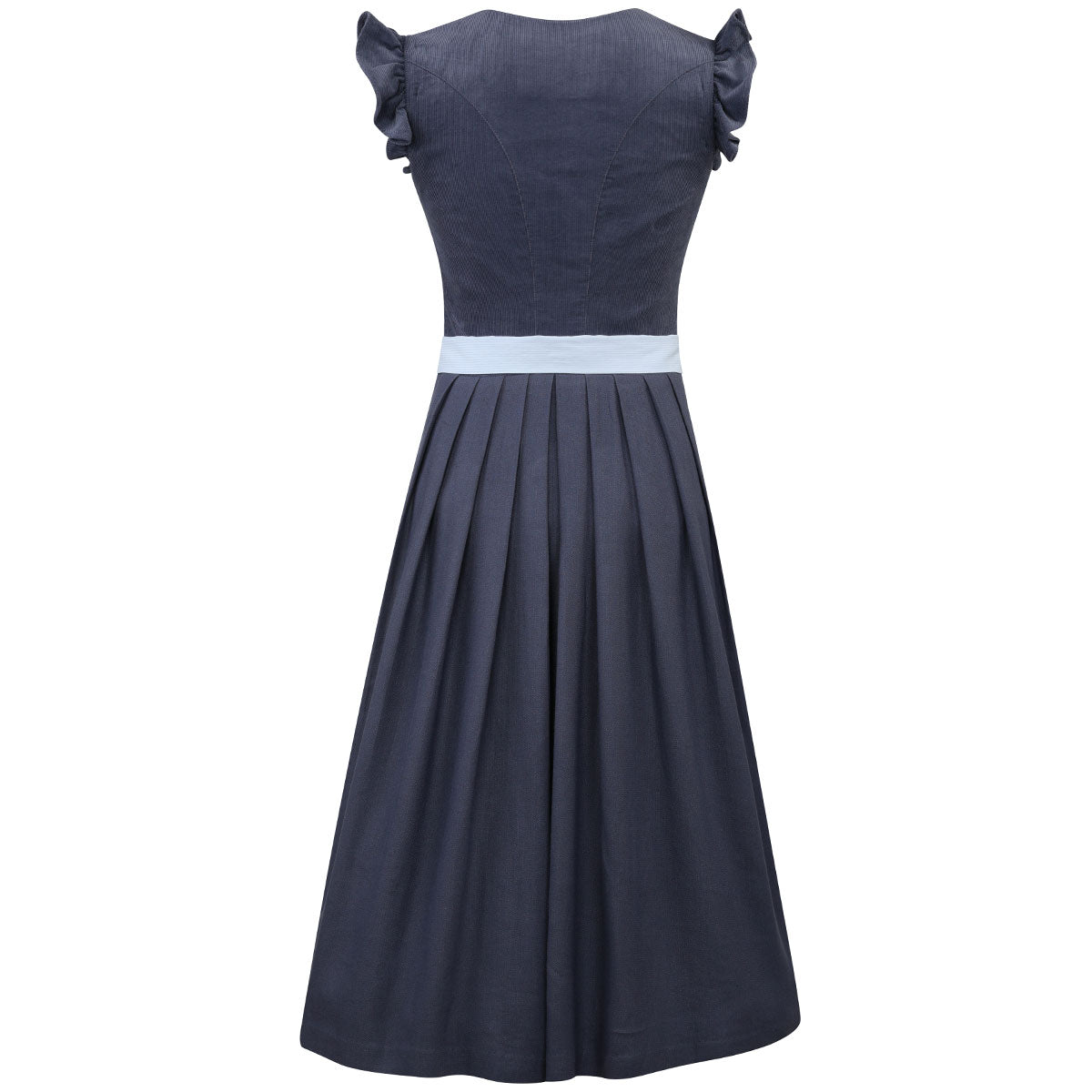 Teresa Bauer x MarJo Dirndl Navy Bloom 70 cm Marine Kollektion 2026