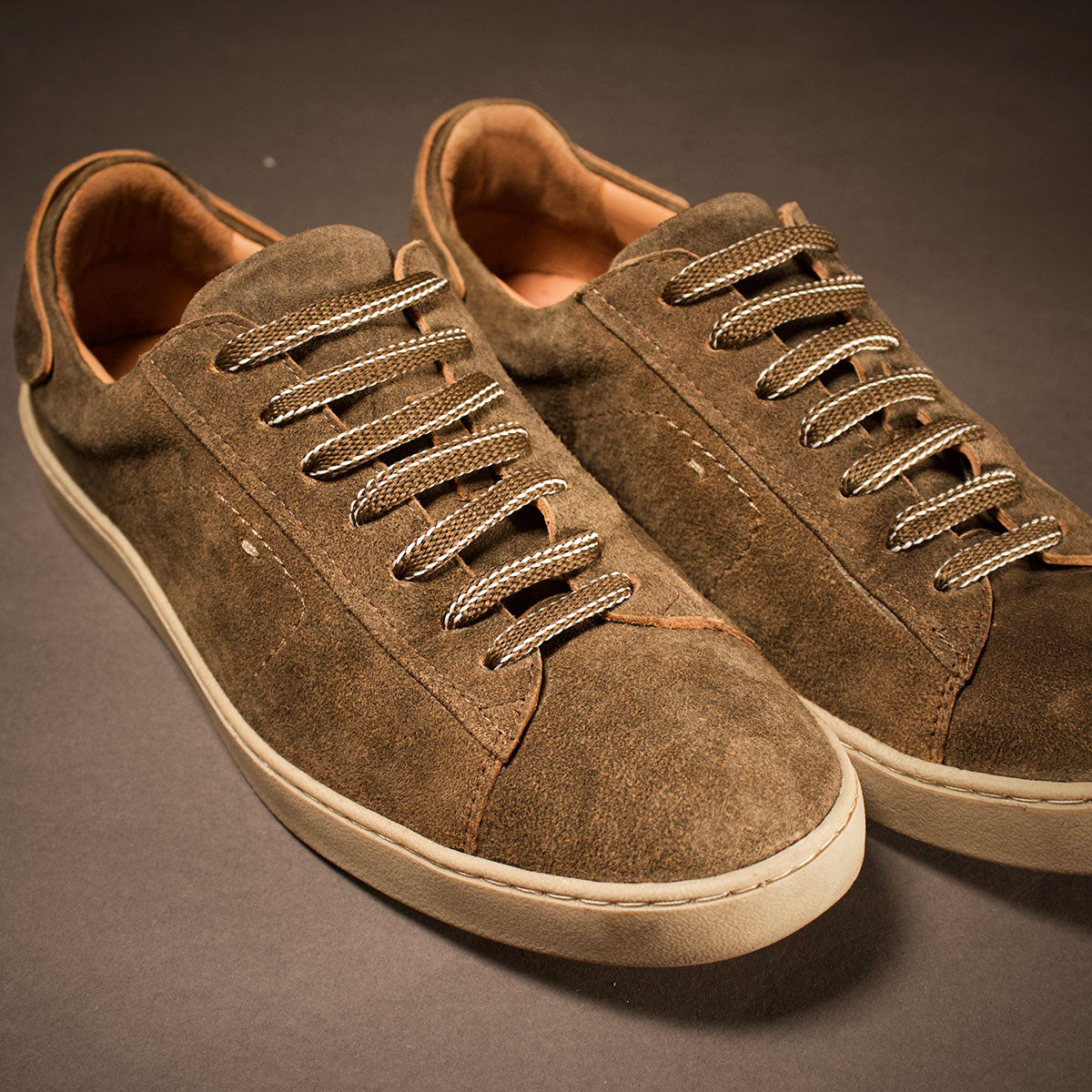 Bergheimer Trachtensneaker Doni Braun - Datschi Trachten
