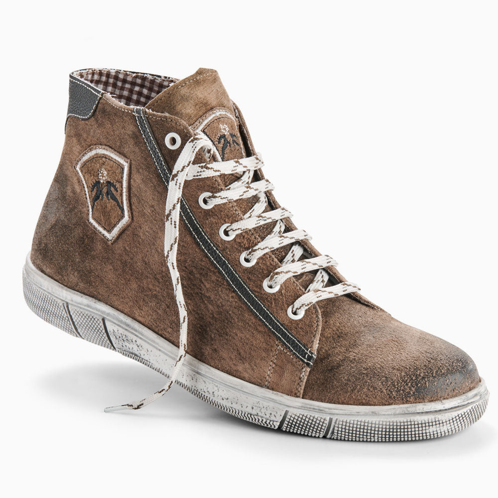 Maddox Hohe Trachtensneaker Kilian Braun-Wood