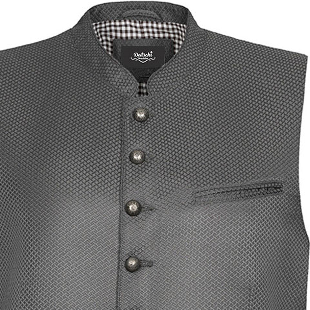 Datschi Trachten Trachtenweste Oskar Grau - Datschi Trachten