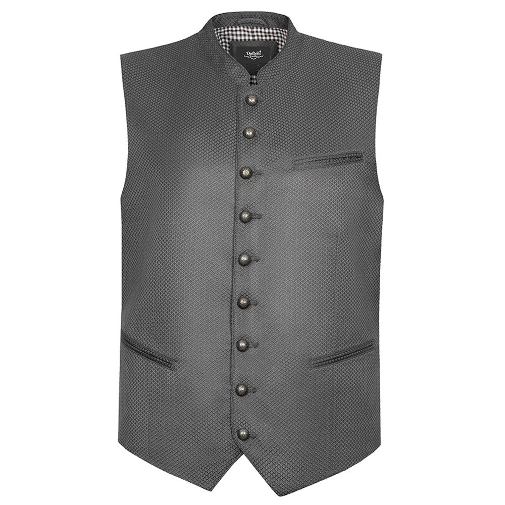 Datschi Trachten Trachtenweste Oskar Grau - Datschi Trachten
