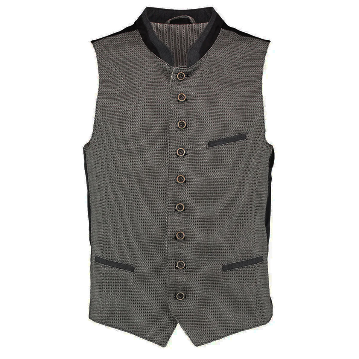Gipfelstürmer Trachtenweste Sebastian Anthrazit - Datschi Trachten