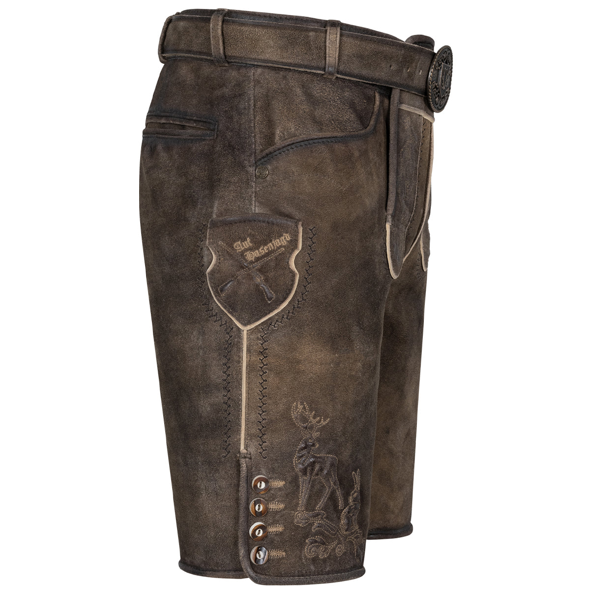 TREAM x Krüger Lederhose Hasenjagd mit Gürtel Kollektion 2026