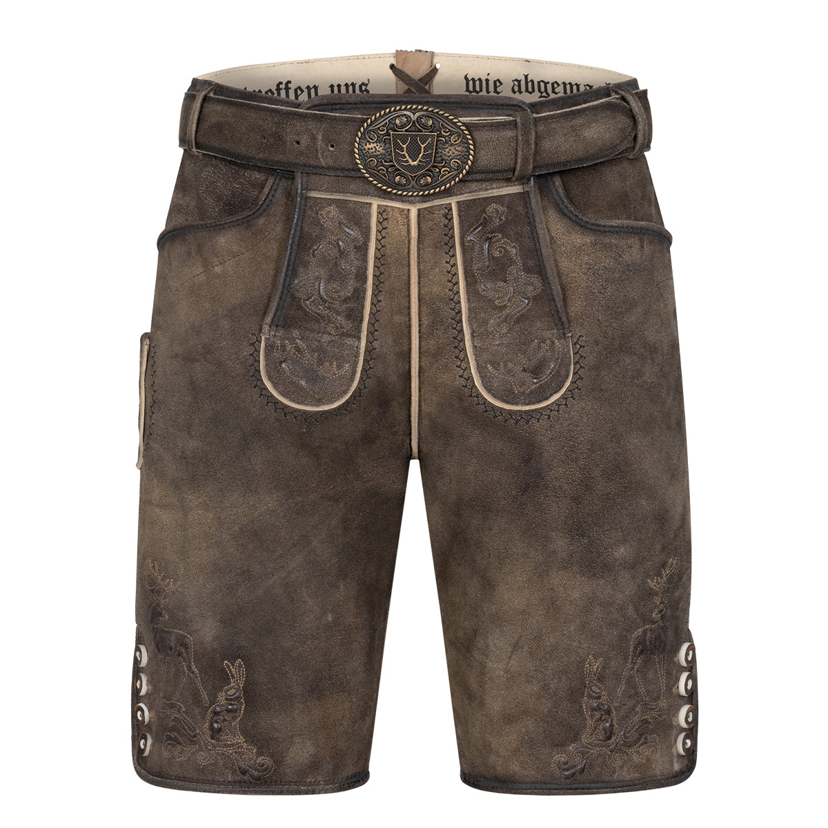 TREAM x Krüger Lederhose Hasenjagd mit Gürtel Kollektion 2026
