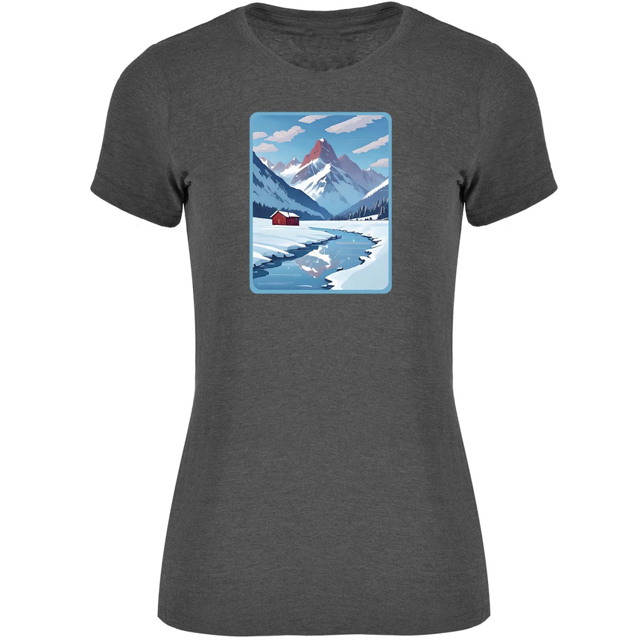 Home is where the Snow is Damen Tshirt