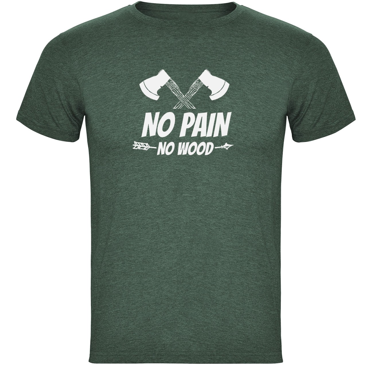 No Pain No Wood Herren T-shirt